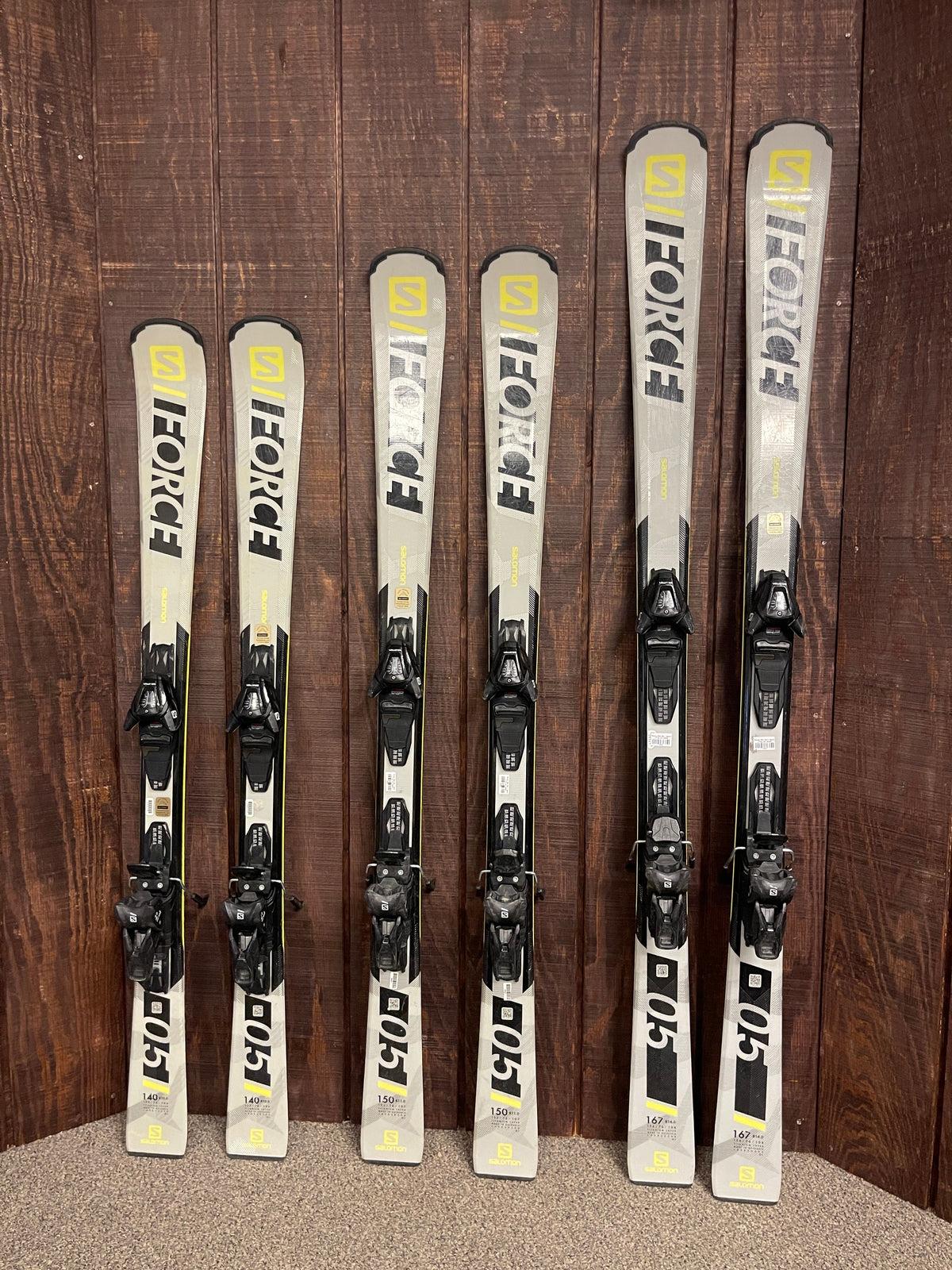 2020 Salomon S/Force 05 Skis w/ Bindings - Used
