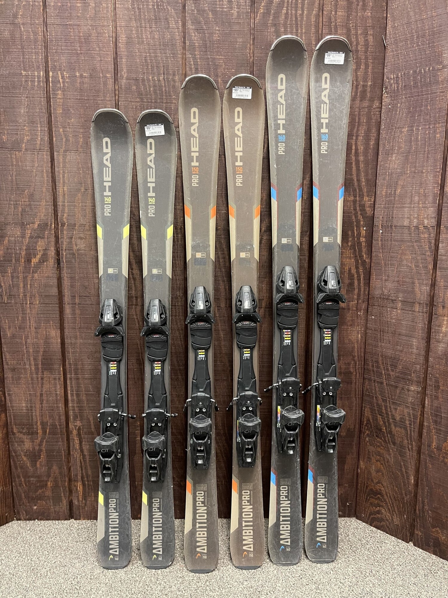 2023 Head Ambition Pro Skis w/ Bindings - USED