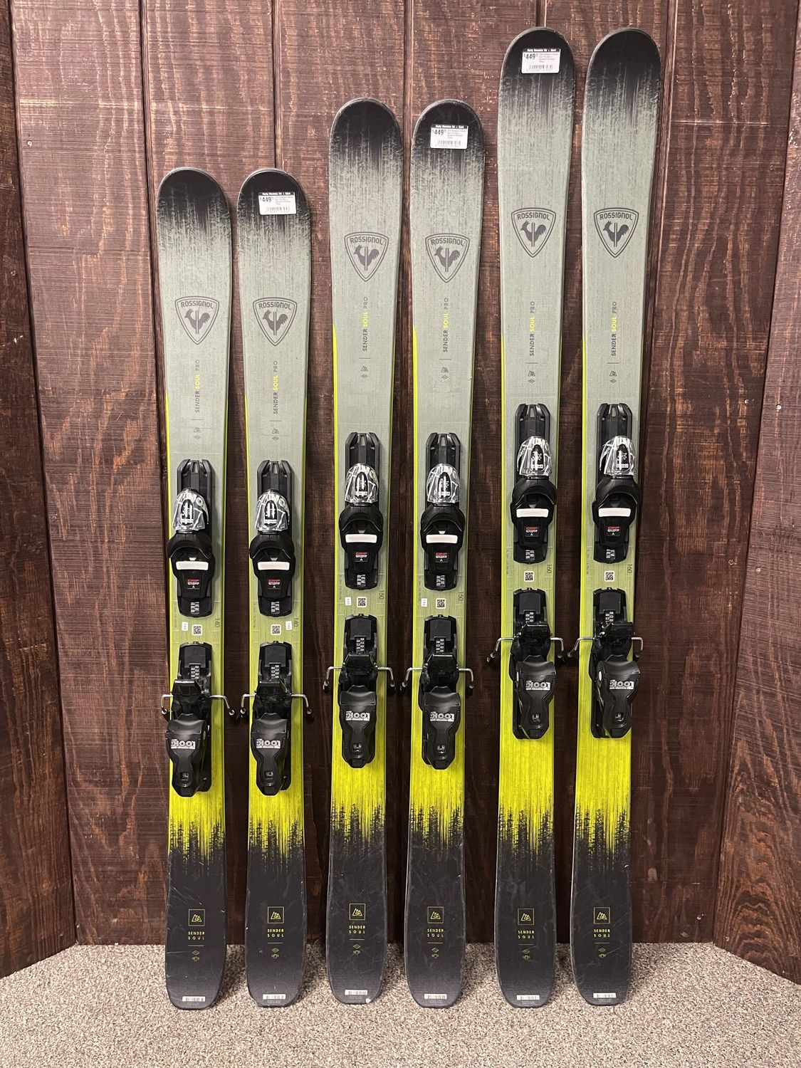 2025 Rossignol Sender Soul Pro Skis w/ Bindings - USED