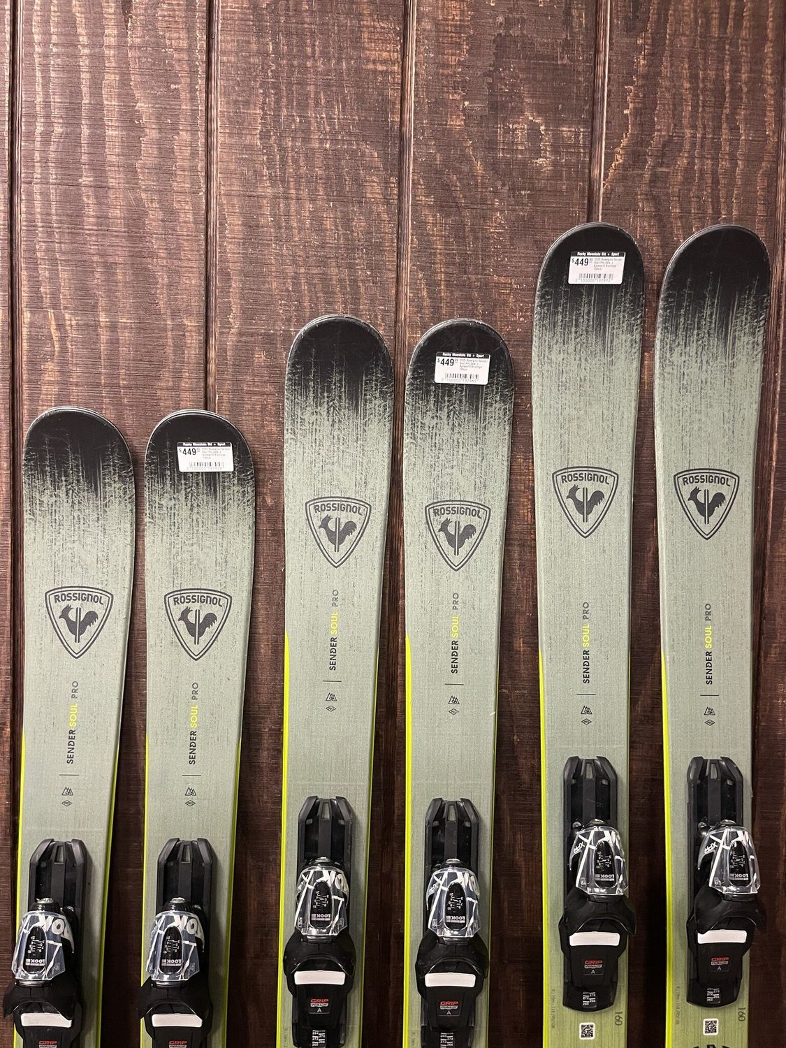 2025 Rossignol Sender Soul Pro Skis w/ Bindings - USED