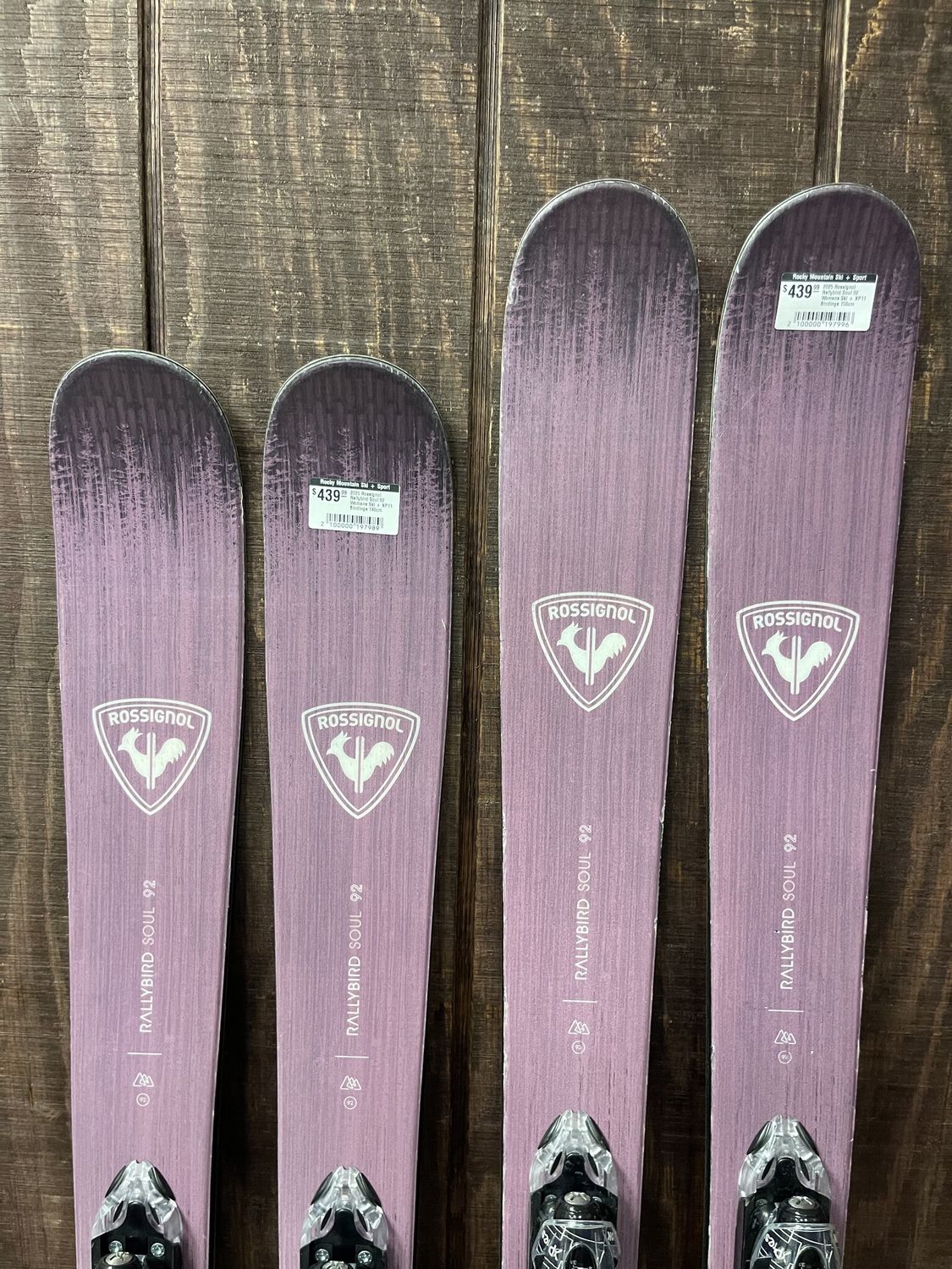 2025 Rossignol Rallybird Soul 92 Womens Ski w/ Bindings - USED