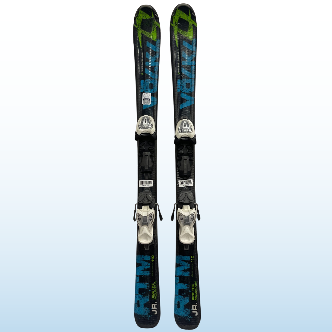 Used Volkl RTM Jr. Kids Skis + Marker 4.5 Demo Bindings