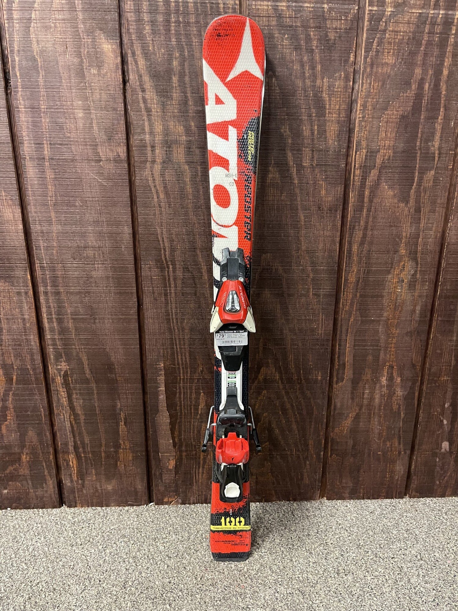 Atomic Redster Jr. Piste Rocker 100cm Skis + Atomic XTE Bindings