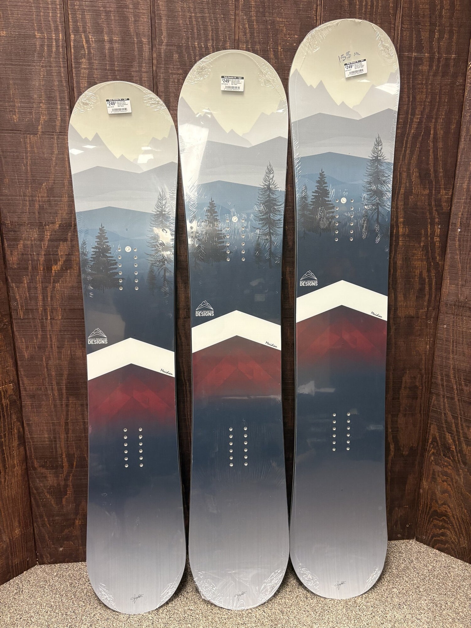 New 2025 RMD Meridian Hybrid Camber Snowboard