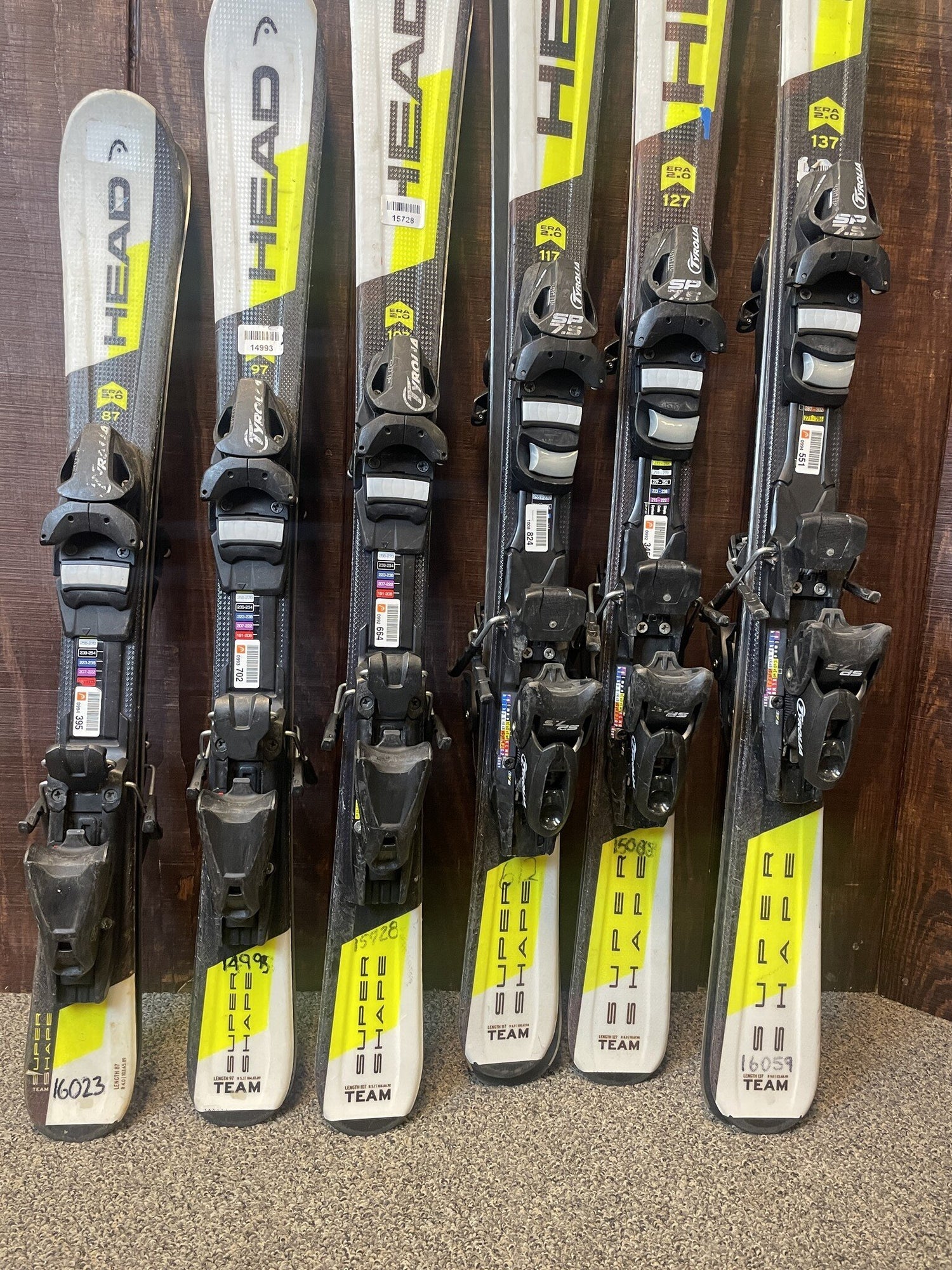 2021 Head Supershape Team Kids Skis + Tyrolia SP 4.5 Bindings