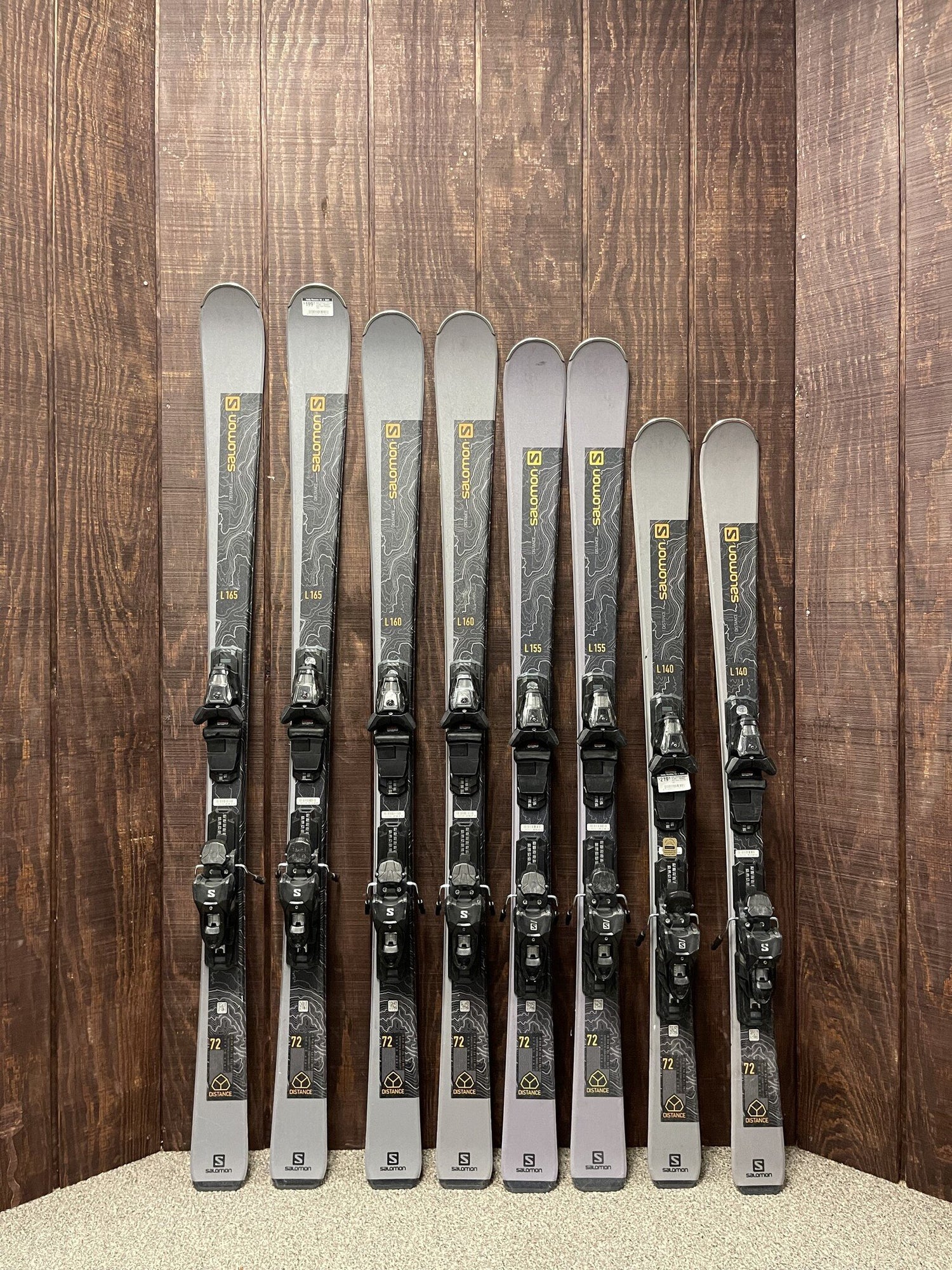 2022 Salomon Distance 72 Skis + Salomon M10 GW Demo Bindings