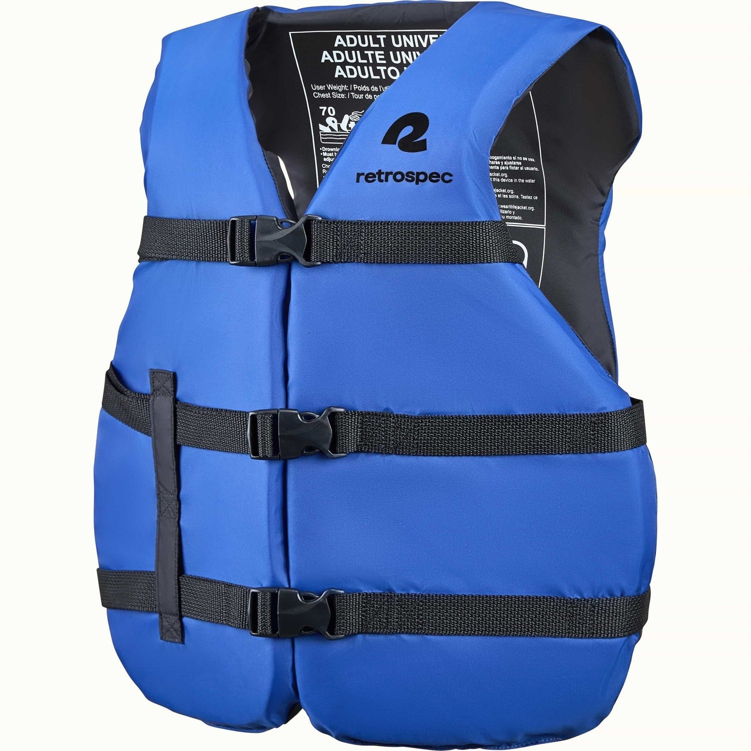 NEW Retrospec Bobbin' Life Jacket Adult XL PFD - Marine Blue