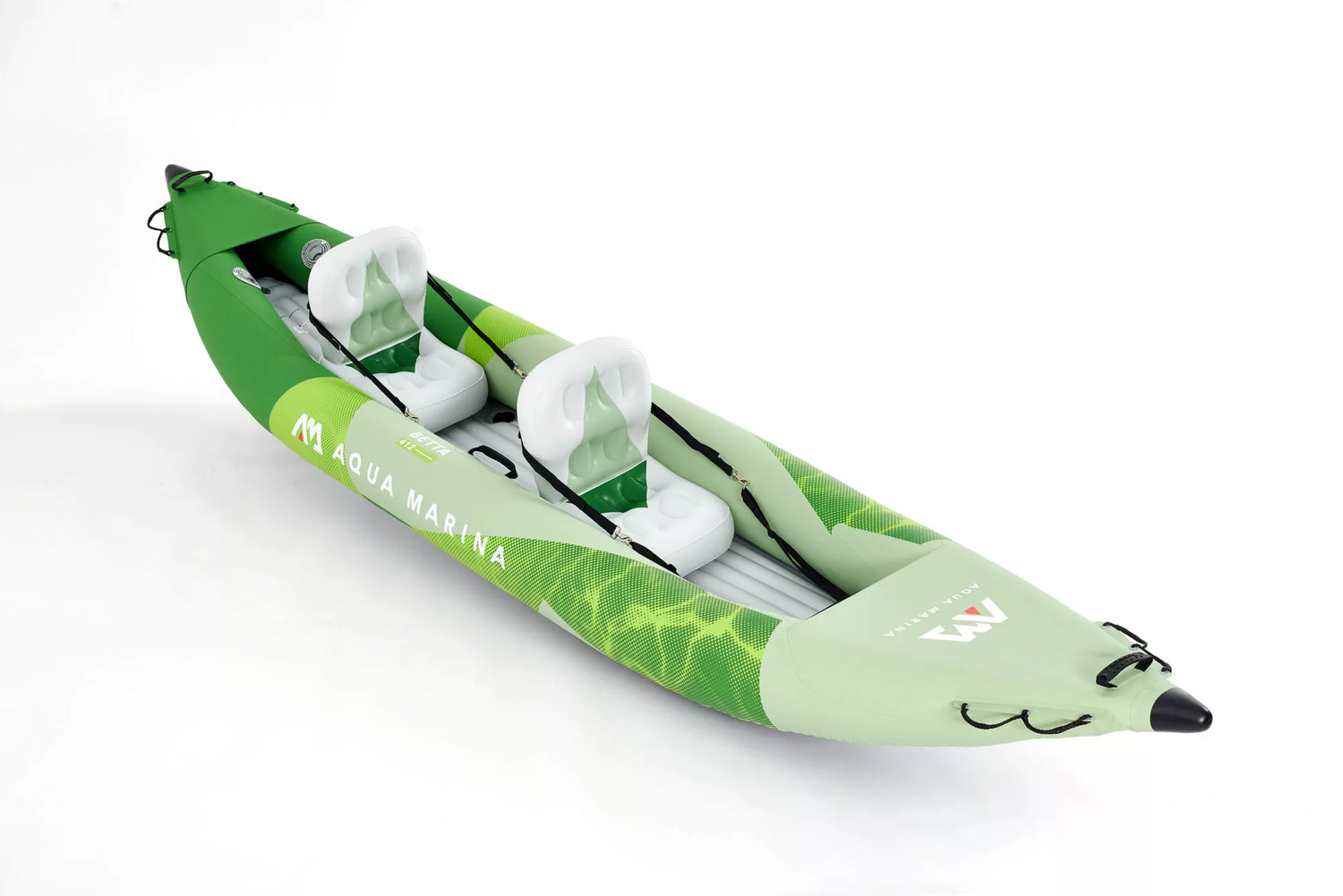 NEW Betta-412 Recreational Kayak - 2 person. Inflatable deck. Kayak paddle set included.