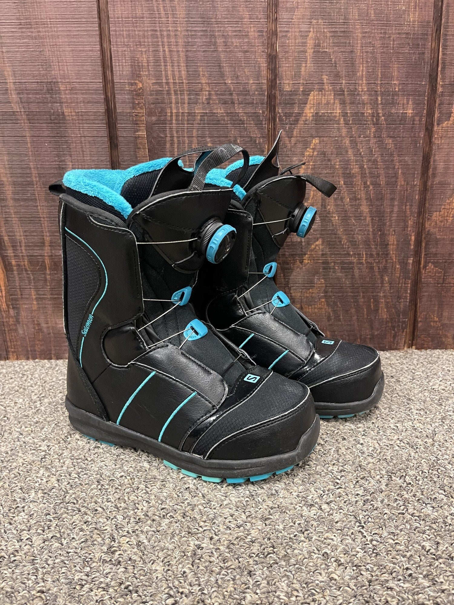 Used Salomon Pearl Boa Snowboard Boots, Womens Size 6.5