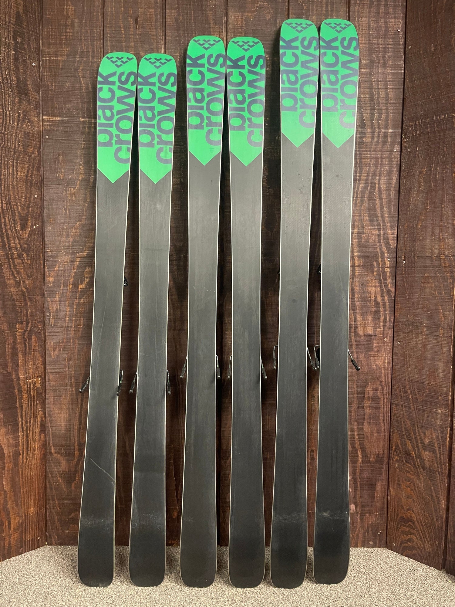 Used 2024 Black Crows Captis Skis + Salomon M10 Bindings