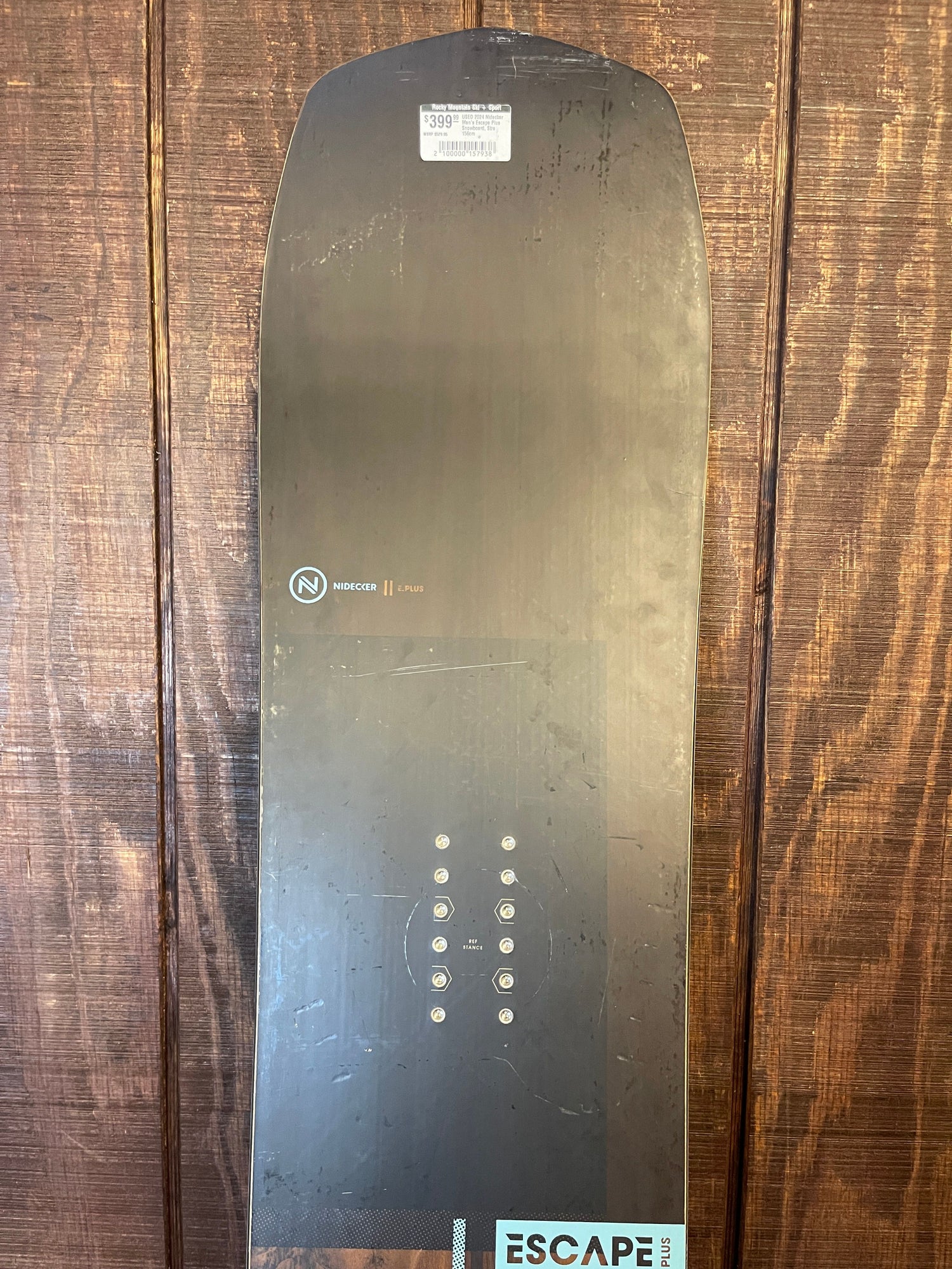 Used 2024 Nidecker Men's Escape Plus Snowboard 156cm