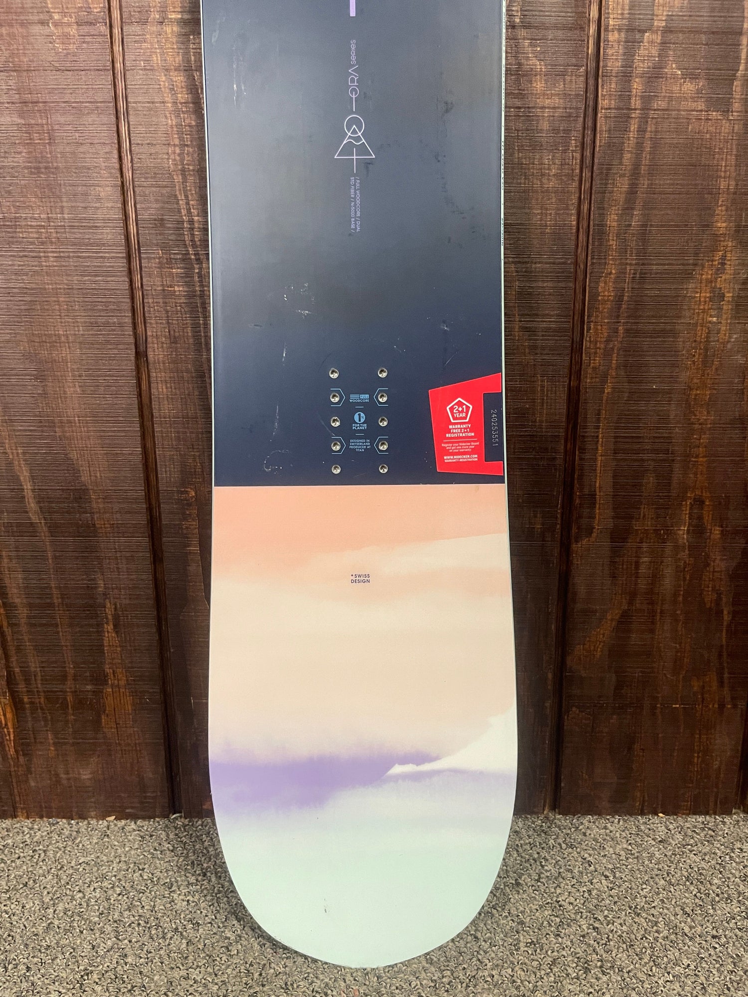 Used 2024 Nidecker Womens Ora Snowboard 143cm