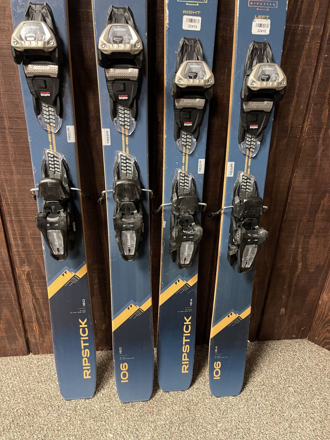2023 Elan Ripstick 106 Skis + Marker Griffon 13 GripWalk Bindings