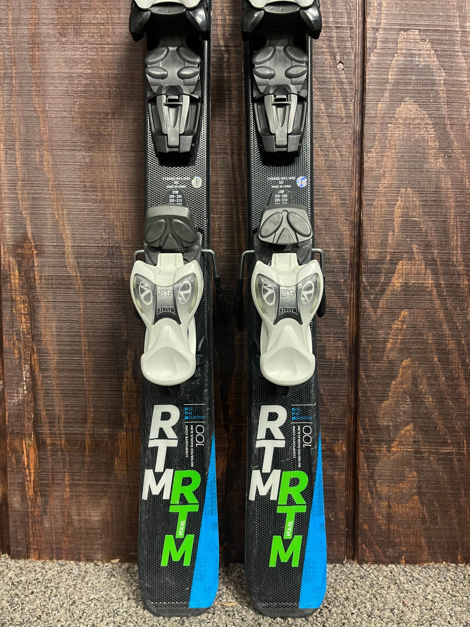 2016 Volkl RTM Jr. Kids Skis + Marker 4.5 Bindings