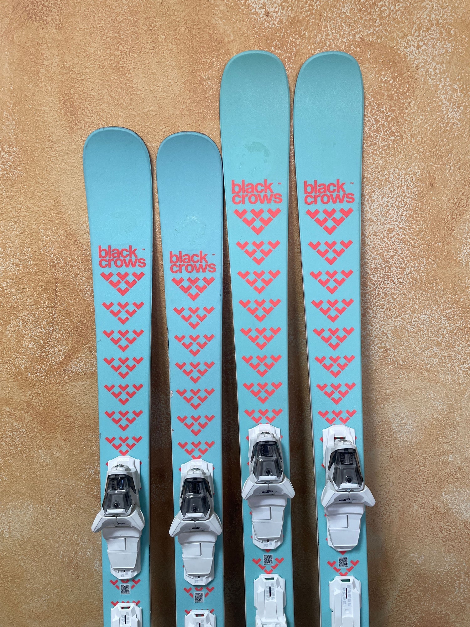 Used 2024 Black Crows Captis Birdie Skis + Salomon M10 GW Bindings