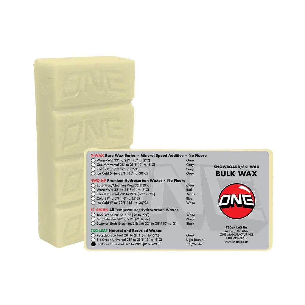 One Ball Eco Leaf BULK Wax for Snowboard and Ski