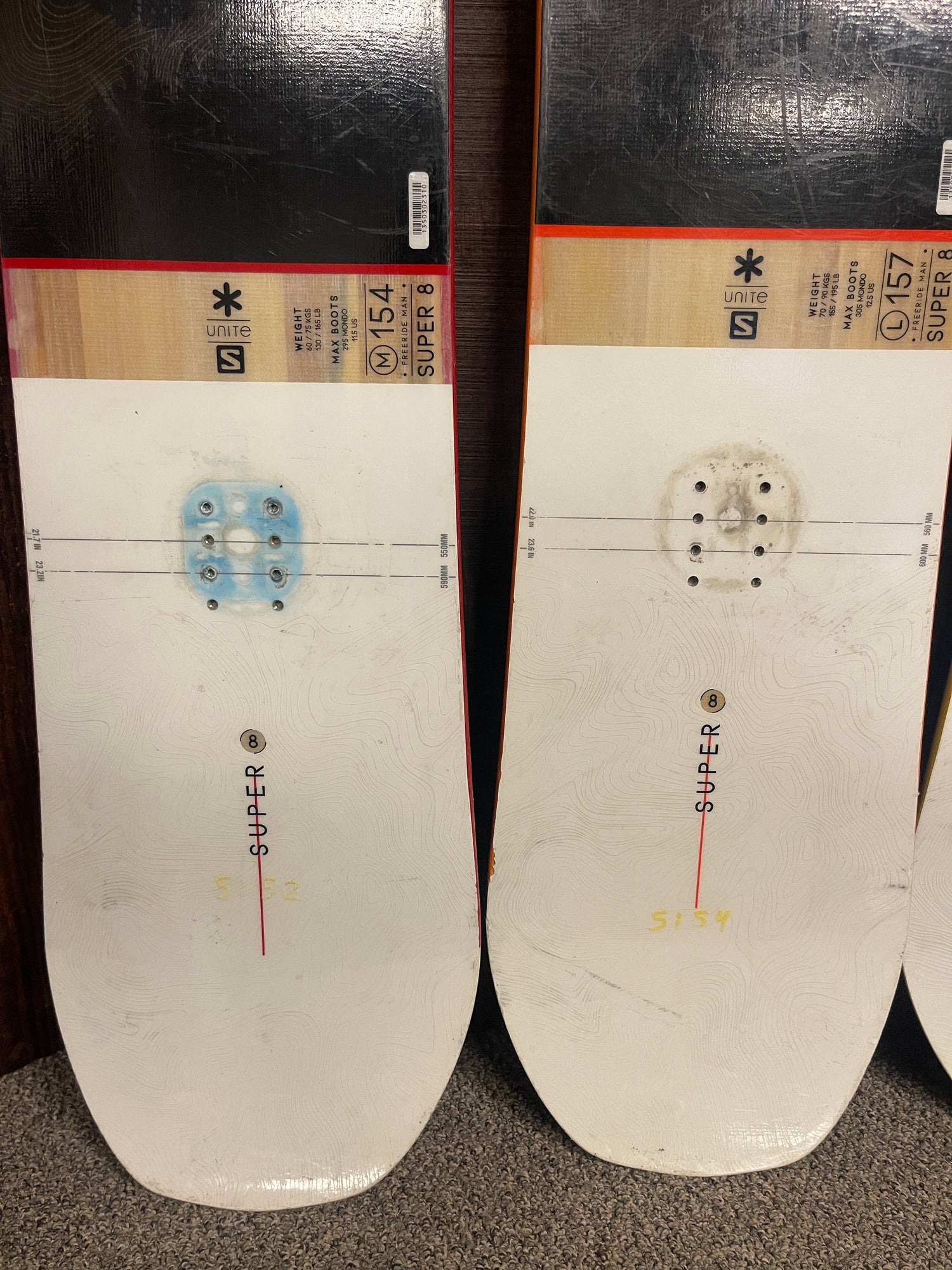 Used 2021 Salomon Super 8 Snowboard