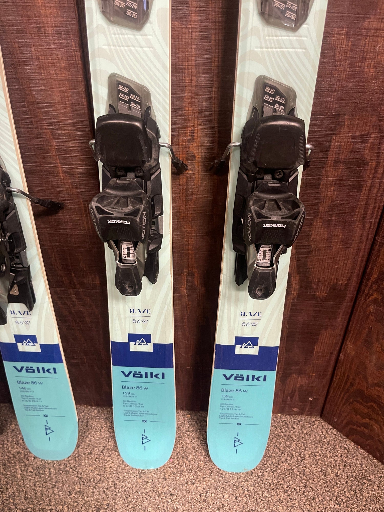 2023 Volkl Blaze 94 W Skis + Squire 11 Bindings