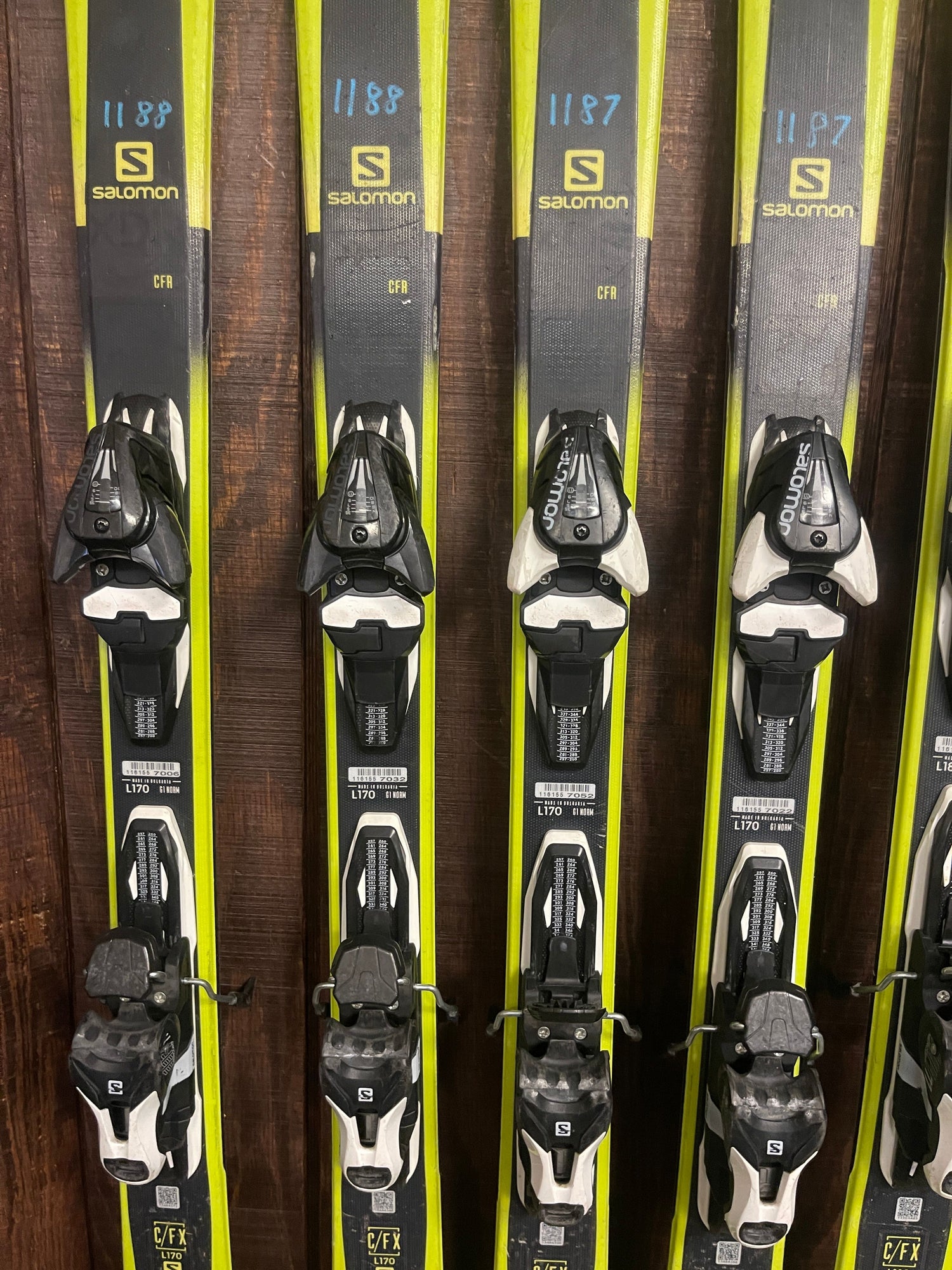 Used Salomon XDR 79 Skis + Mercury 10 Demo Bindings