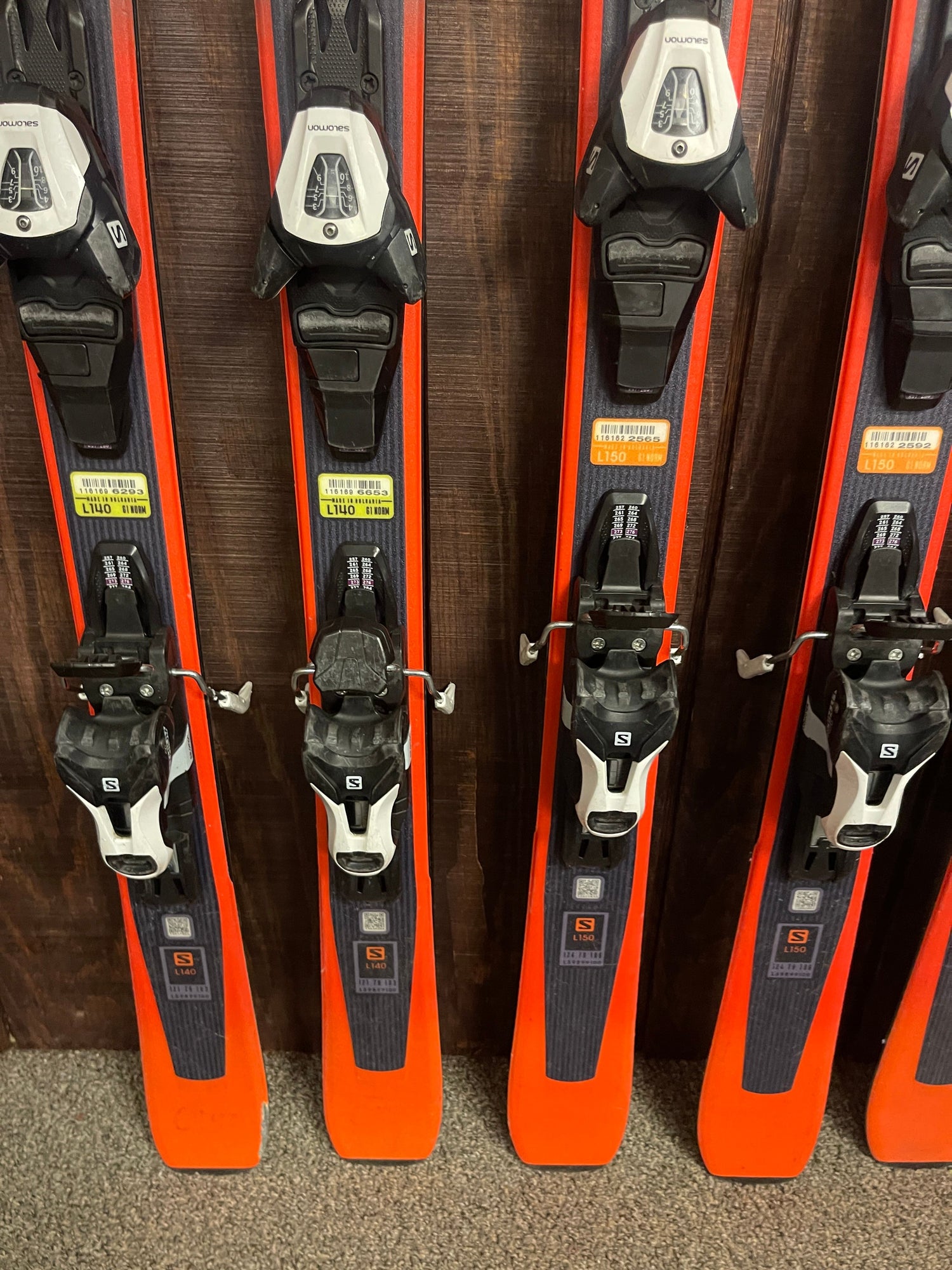 Used Salomon XDR 78 Skis + L10 Demo Bindings