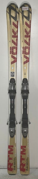 Volkl RTM 7.4 Skis + Marker Fastrak Bindings - Used