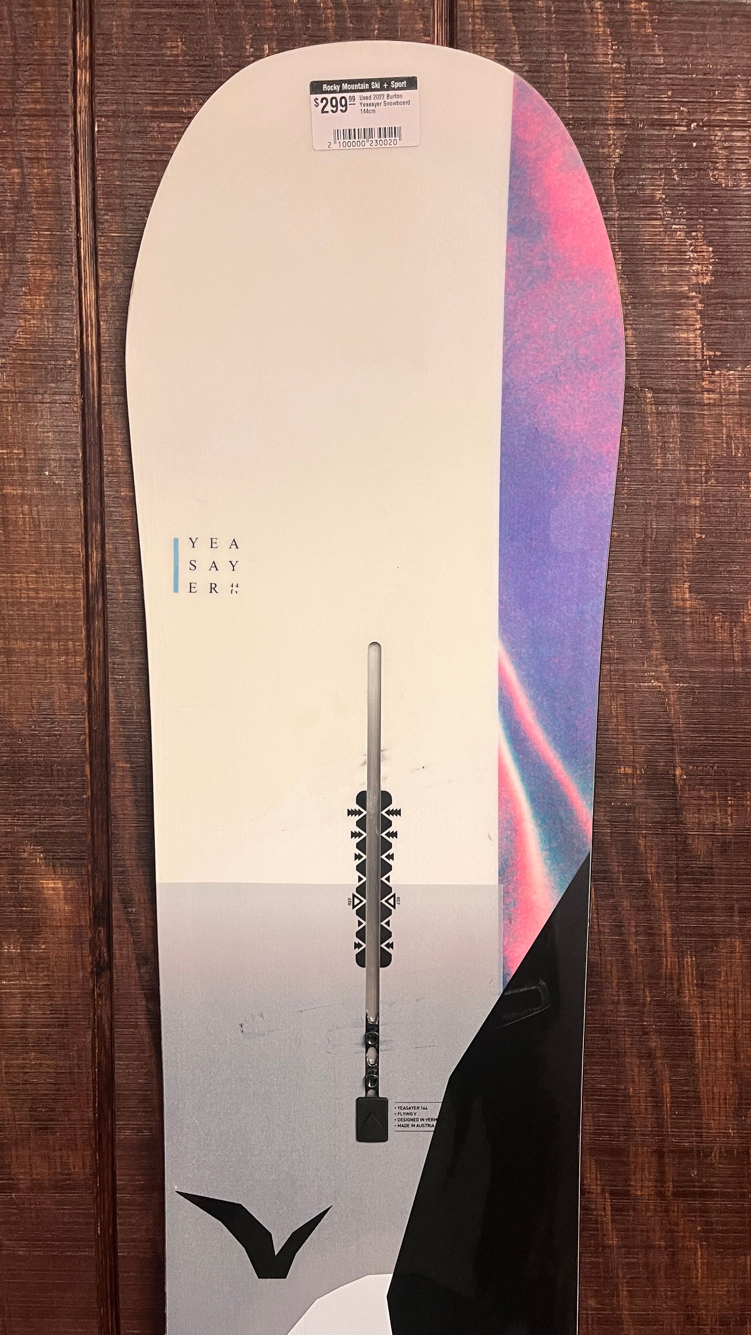 Used 2022 Burton Yeasayer Snowboard 144cm