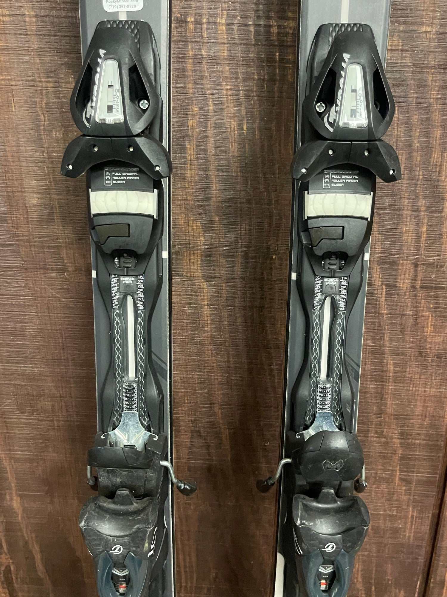 Sportsen Iridium Skis + PR 10 Demo Bindings 176cm