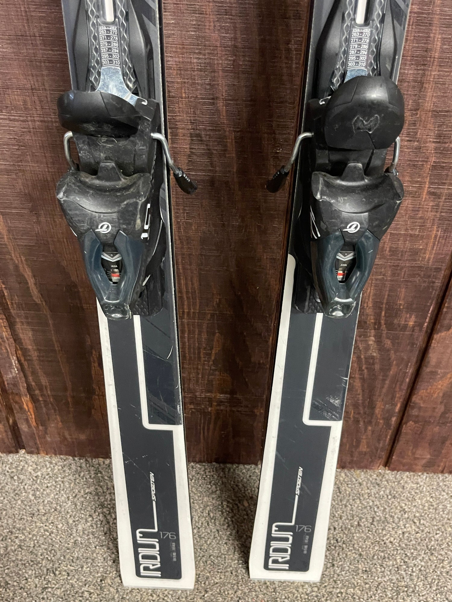 Sportsen Iridium Skis + PR 10 Demo Bindings 176cm