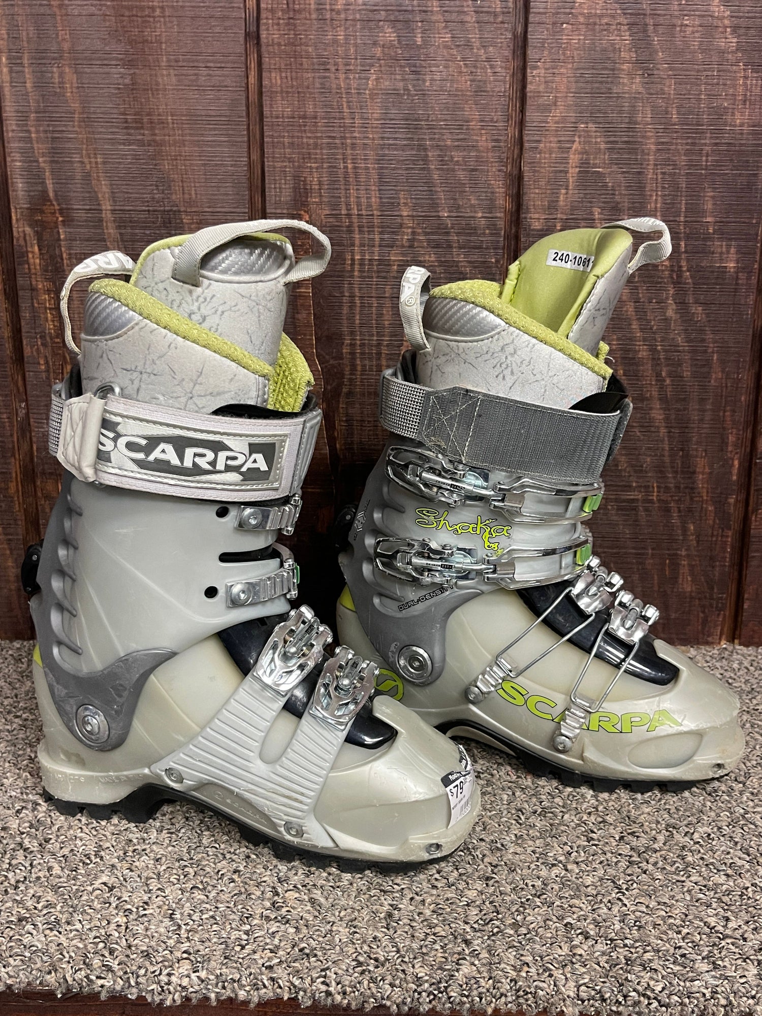 Scarpa Shaka Touring Ski Boots, Size 27