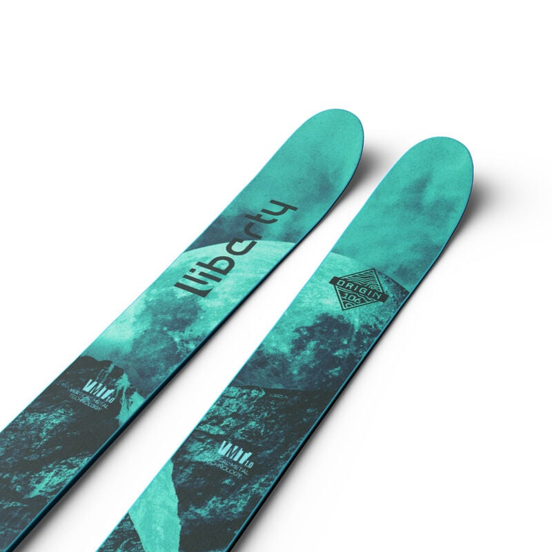 Used Liberty Origin 106 Skis + Marker Baron 13 Bindings, 187cm