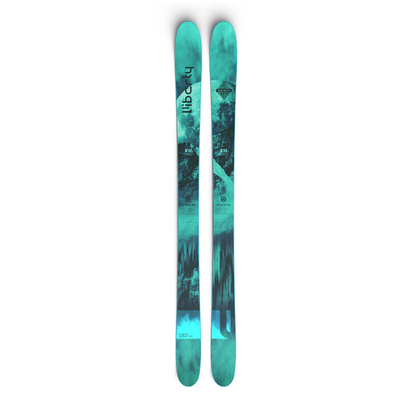 Used Liberty Origin 106 Skis + Marker Baron 13 Bindings, 187cm