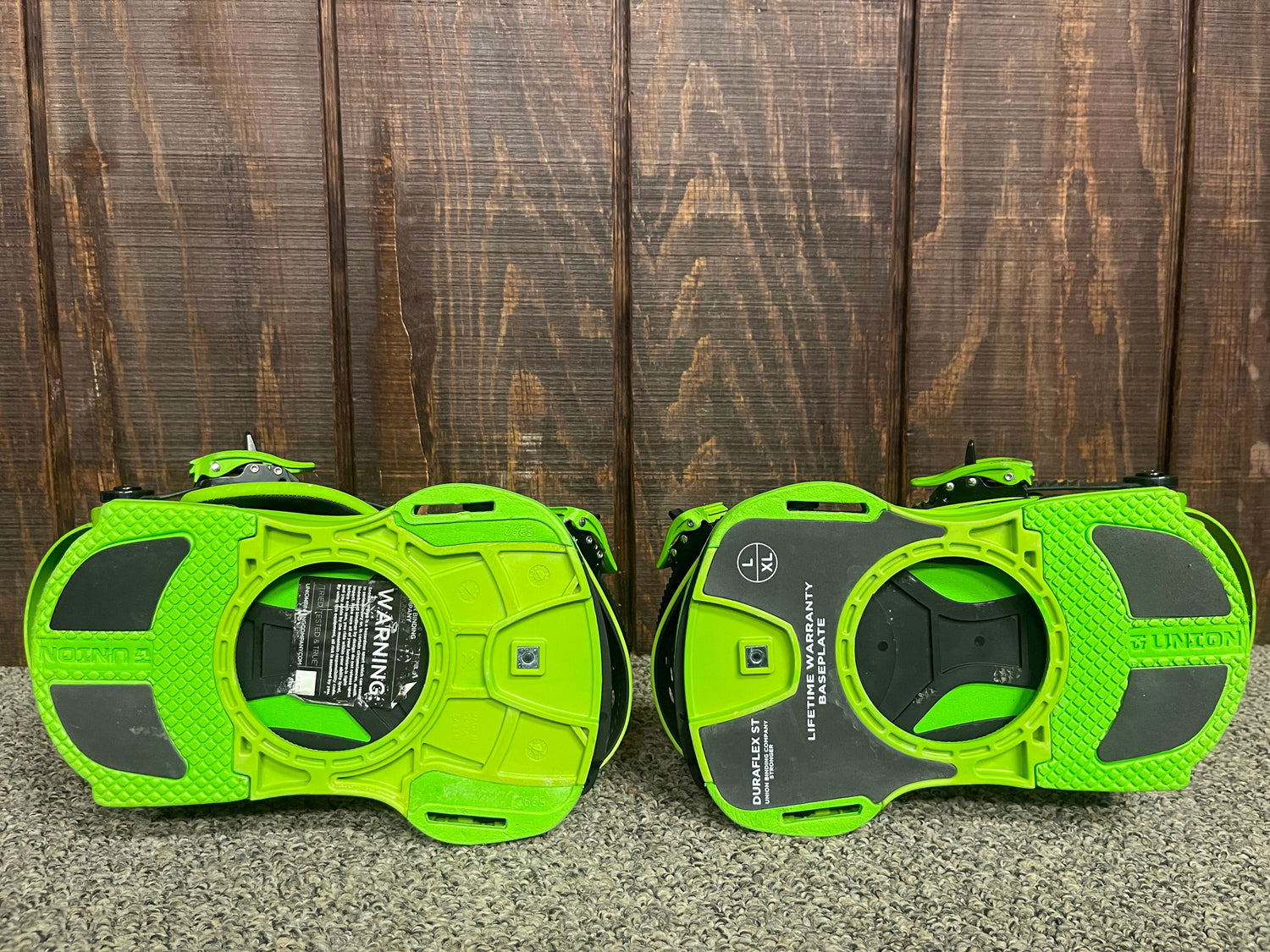 Union Force Snowboard Bindings, Size Large