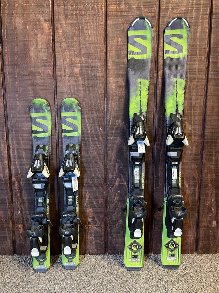 Salomon QST Max Jr. Kid's Skis w/Bindings - USED