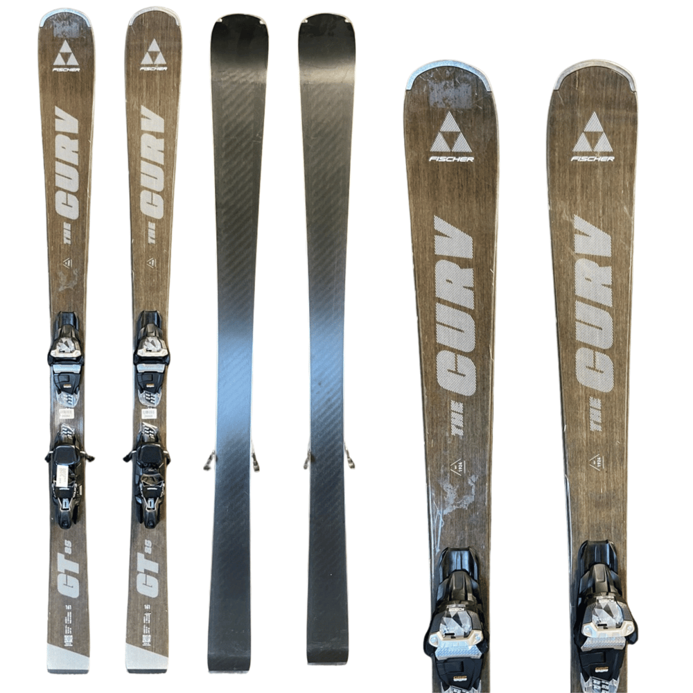 Fischer The Curv GT 85 Skis w/ Bindings - USED