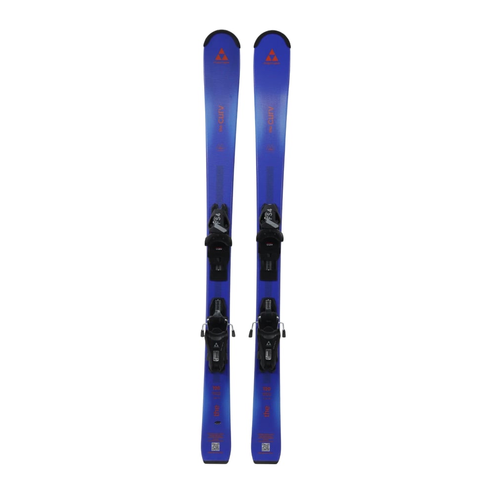 Fischer The Curve Jr Skis + FS 4 GW CA JRS Ski Bindings - NEW