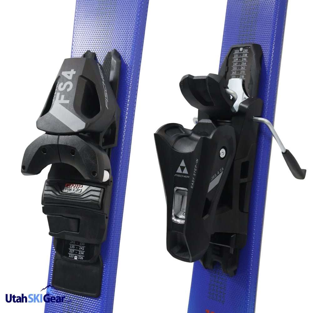 Fischer The Curve Jr Skis + FS 4 GW CA JRS Ski Bindings - NEW