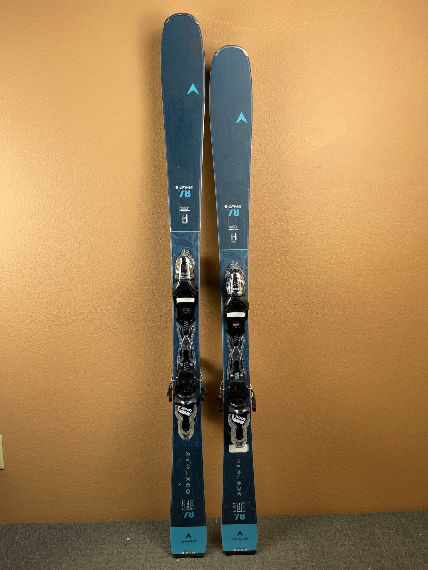 Used 2025 Dynastar E-Cross 78 Skis + Xpress 10 Bindings