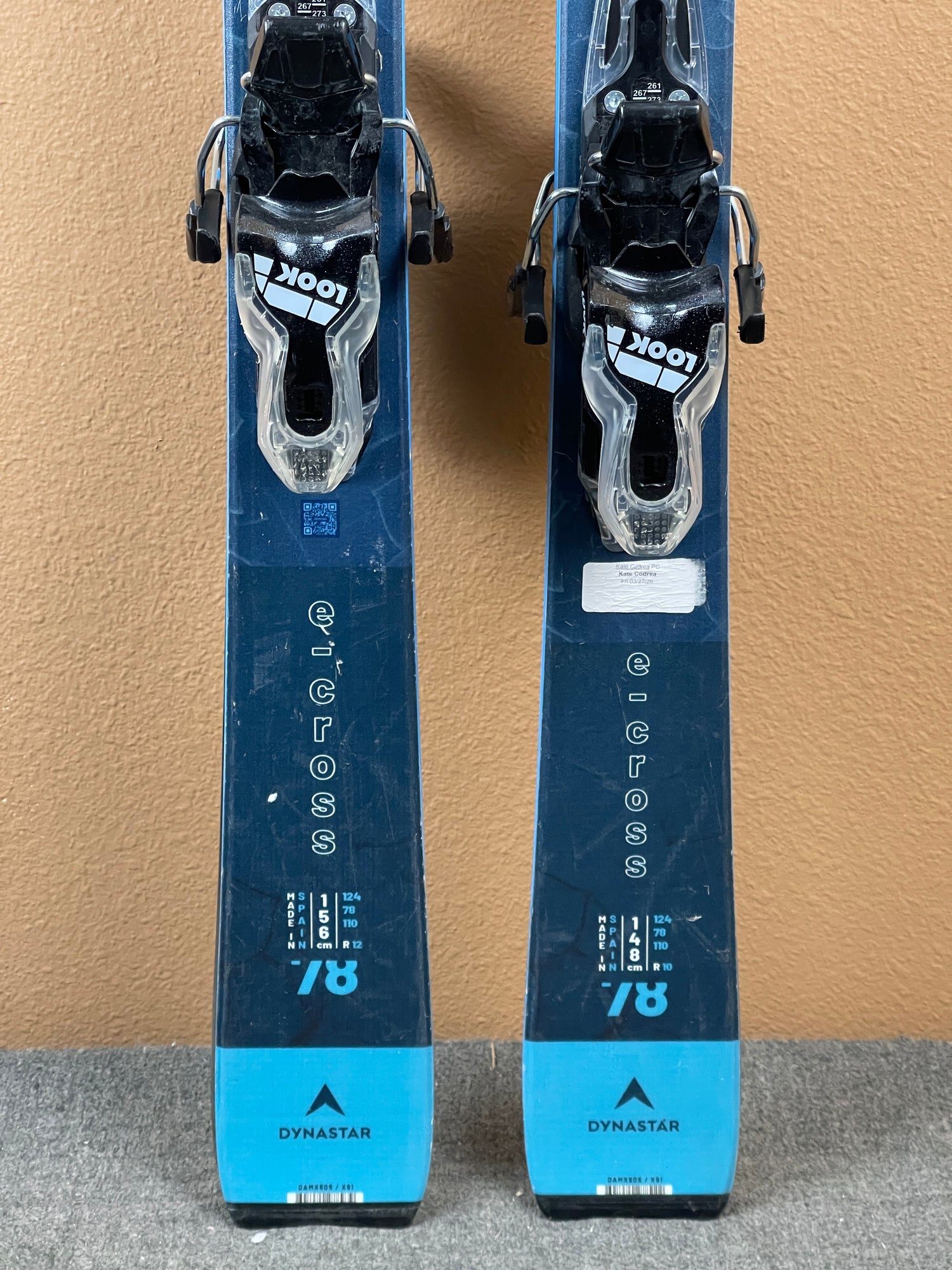 Used 2025 Dynastar E-Cross 78 Skis + Xpress 10 Bindings