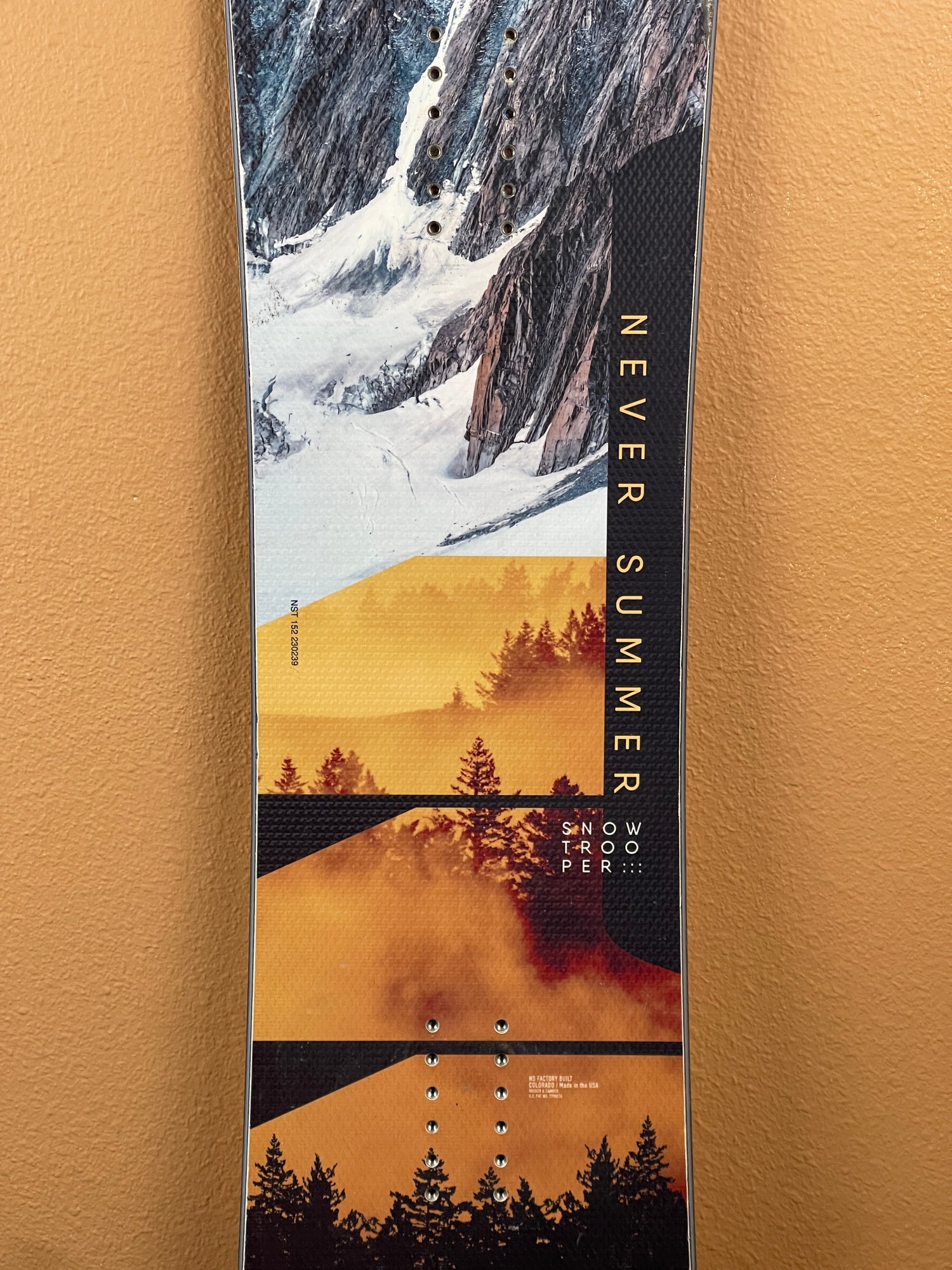 Used 2022 Never Summer Snowtrooper Snowboard