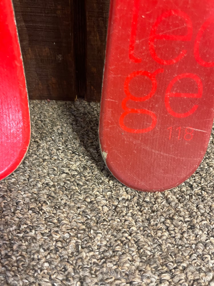 Volkl Ledge Twin Tip Kids Ski w/Bindings - USED