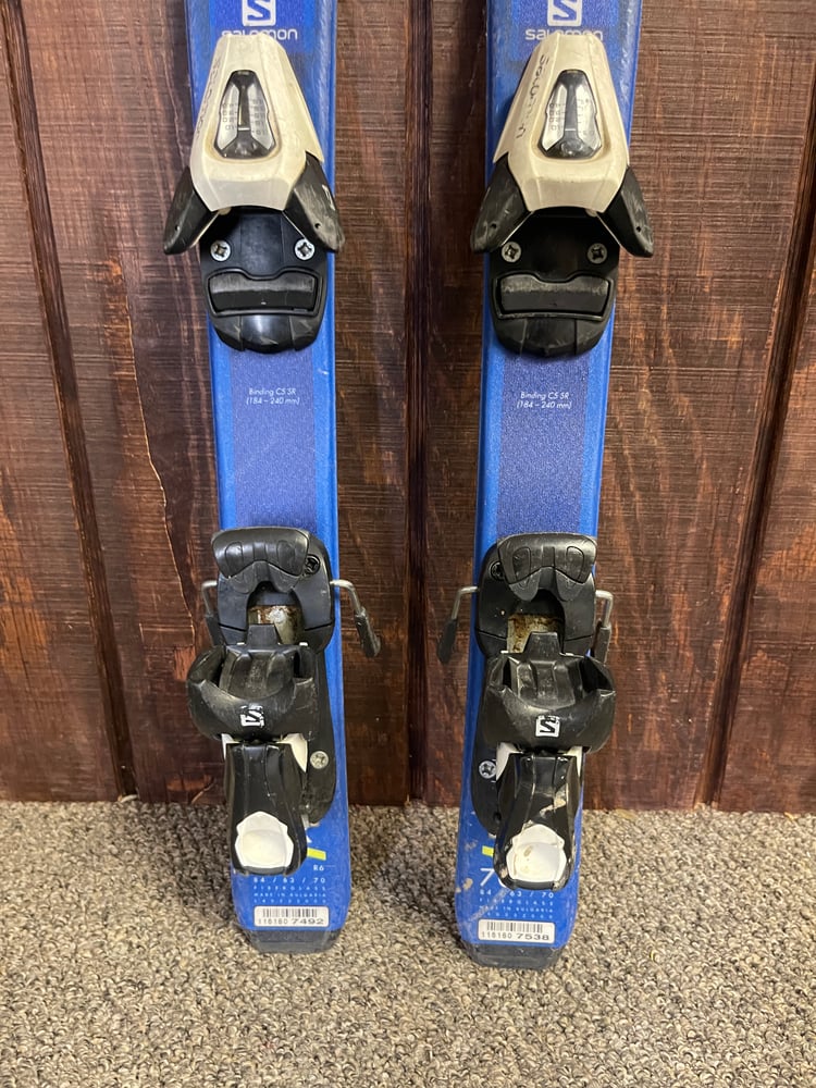 Salomon Race Jr. Kid's Skis w/Bindings - USED