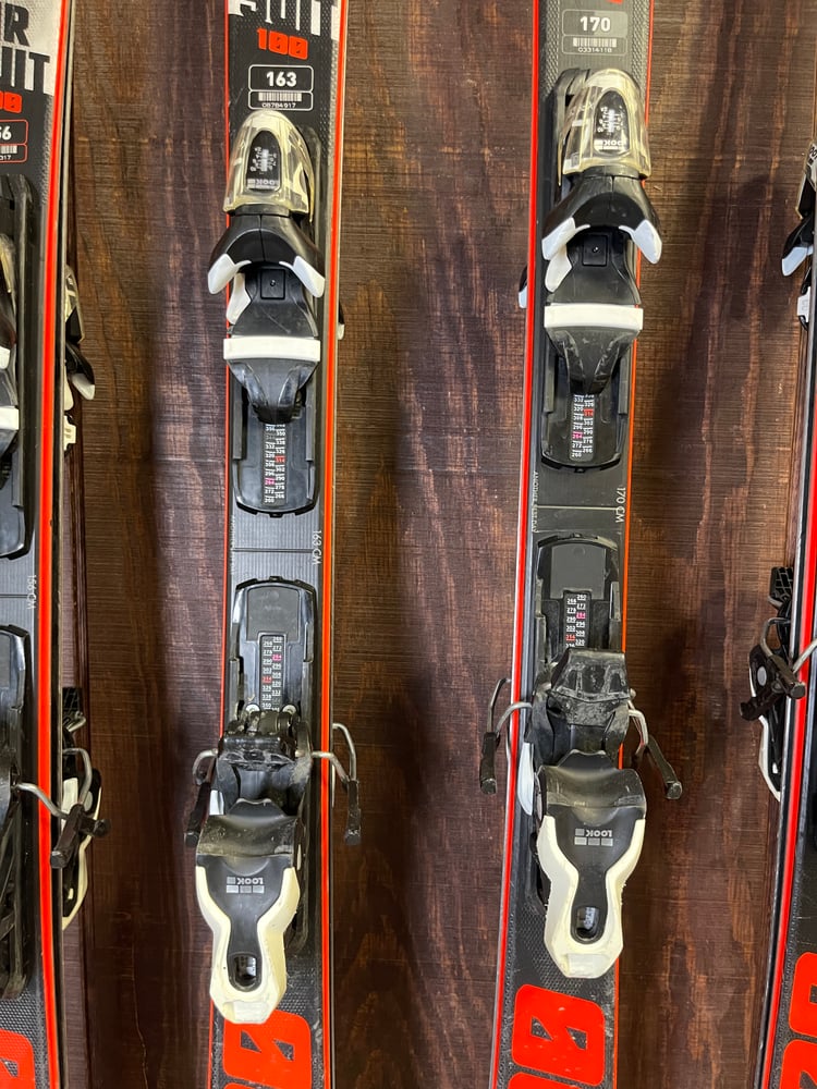 2018 Rossignol Used 2018 Pursuit 100 Skis + XP10 Bindings