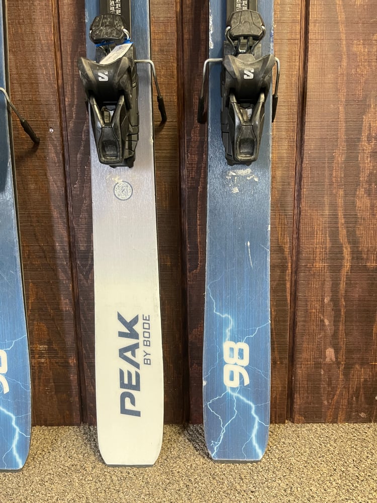 Bode Miller 2025 Peak 98 Skis w/ Bindings - Used - Image 11