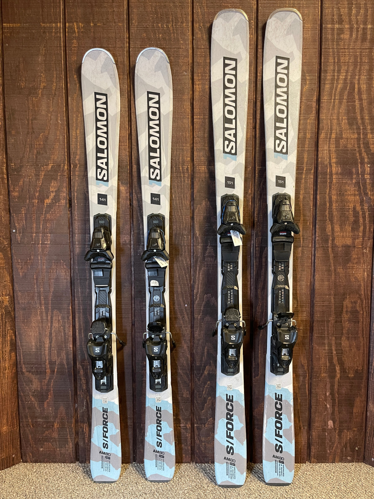 Salomon S/Force AM 80 Skis w/Bindings - USED