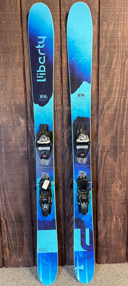 Liberty Genesis 106 Skis w/ Bindings -USED