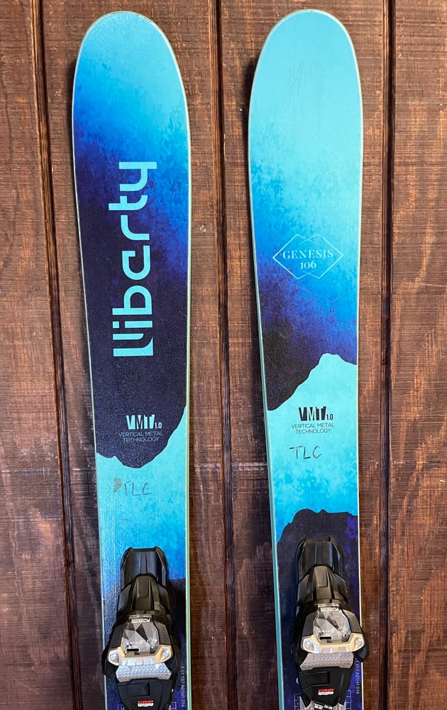 Liberty Genesis 106 Skis w/ Bindings -USED