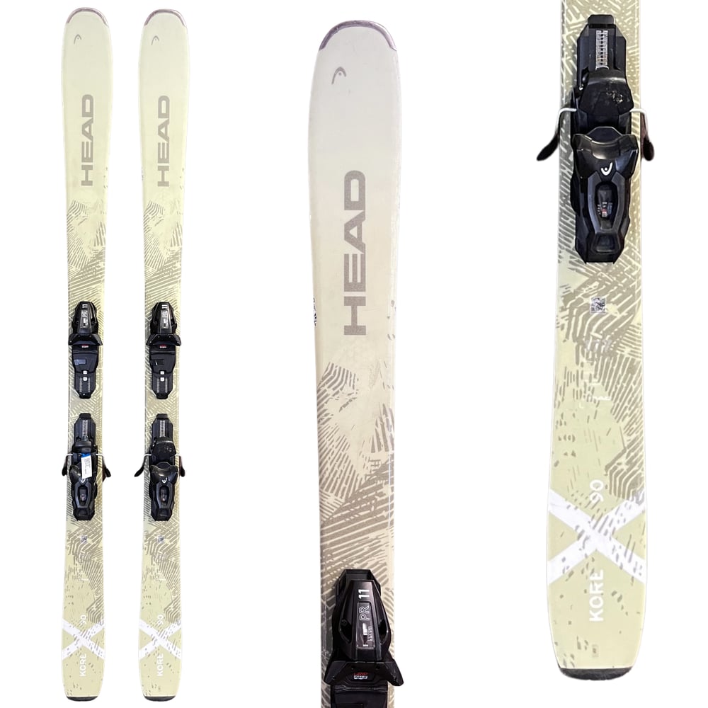 2025 Head Kore 90X Skis w/ Bindings - USED