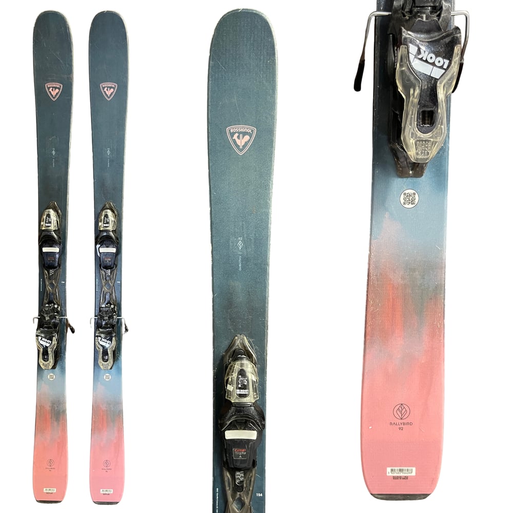 Rossignol Rallybird 92 Skis w/ Bindings - USED