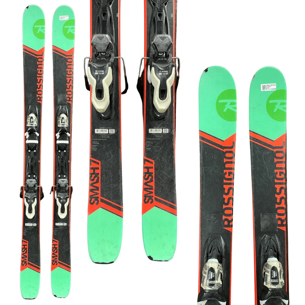 Rossignol Smash 7 Skis w/ Bindings - USED