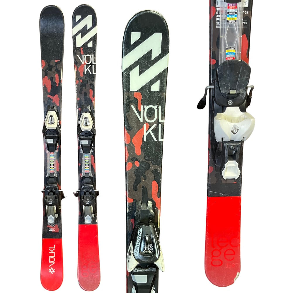 Volkl Ledge Twin Tip Kids Ski w/Bindings - Used